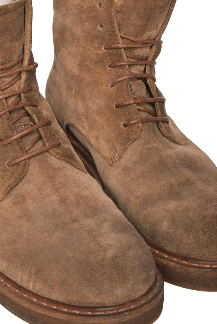 Marsell Size 39 Parrucca Leather Combat Boots