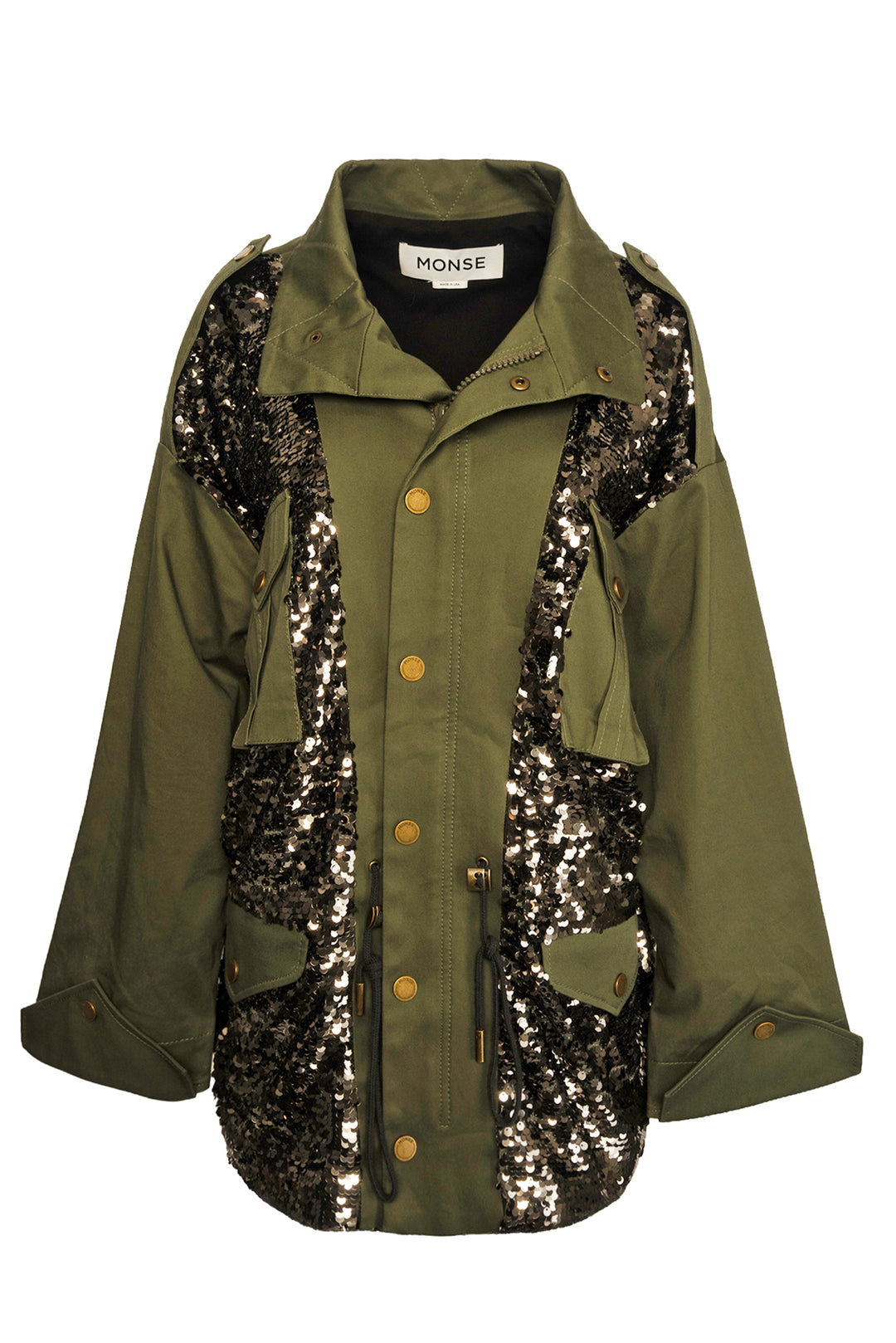 Monse Size L 2021 Sequin-Embellished Field Jacket