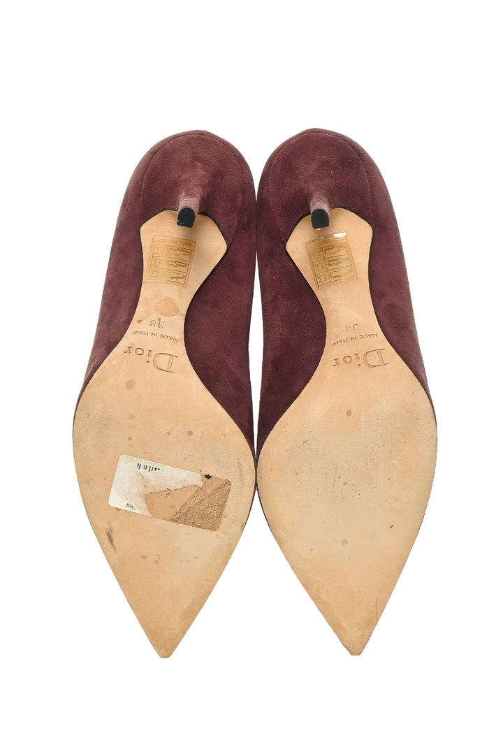 Christian Dior Size 38 Essence Suede Pumps