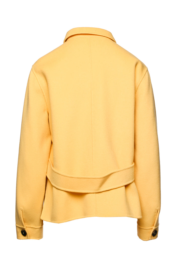 Weekend Max Mara Size 12 Wool Button Front Jacket