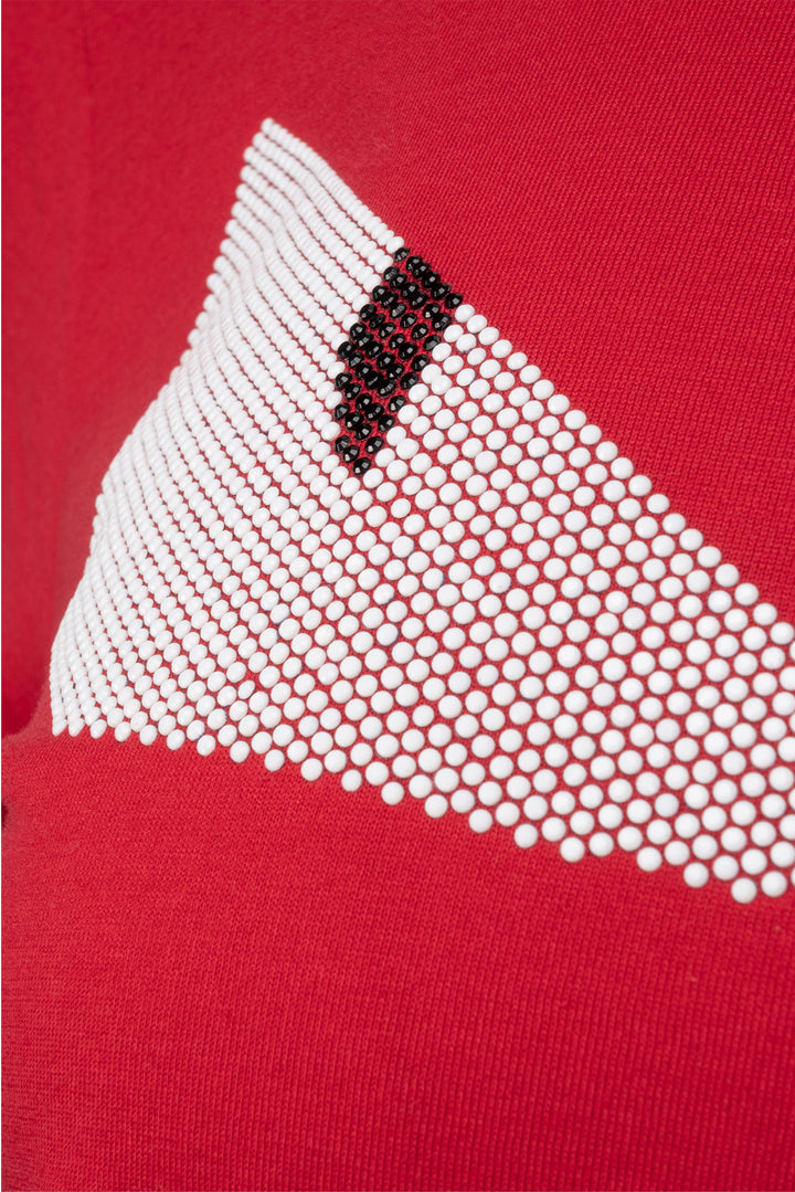 Fendi Size 44 Crystal Monster Eyes Long Sleeve Tops