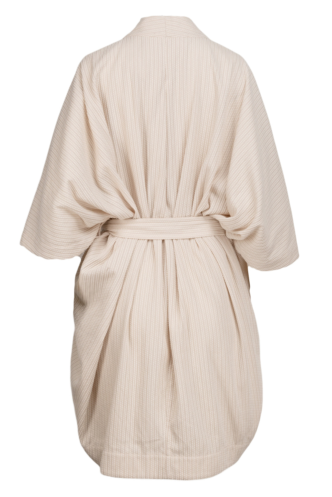 Issey Miyake Size 2 Sashiko Cotton Blend Wrap Jacket