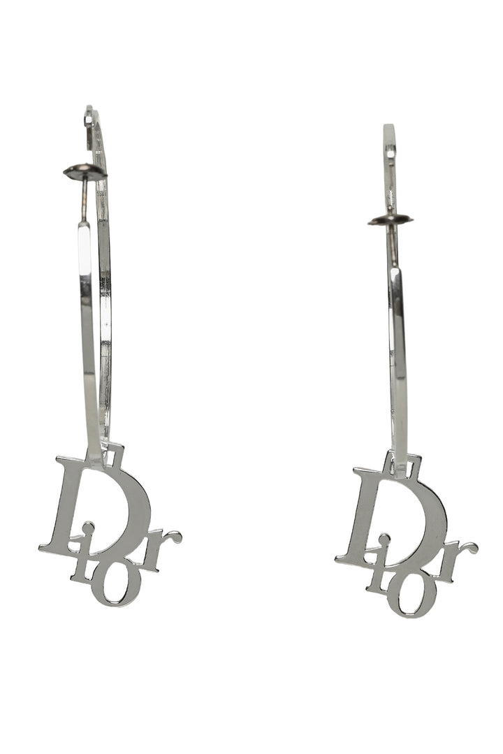 Dior Logo Hoop Earrings