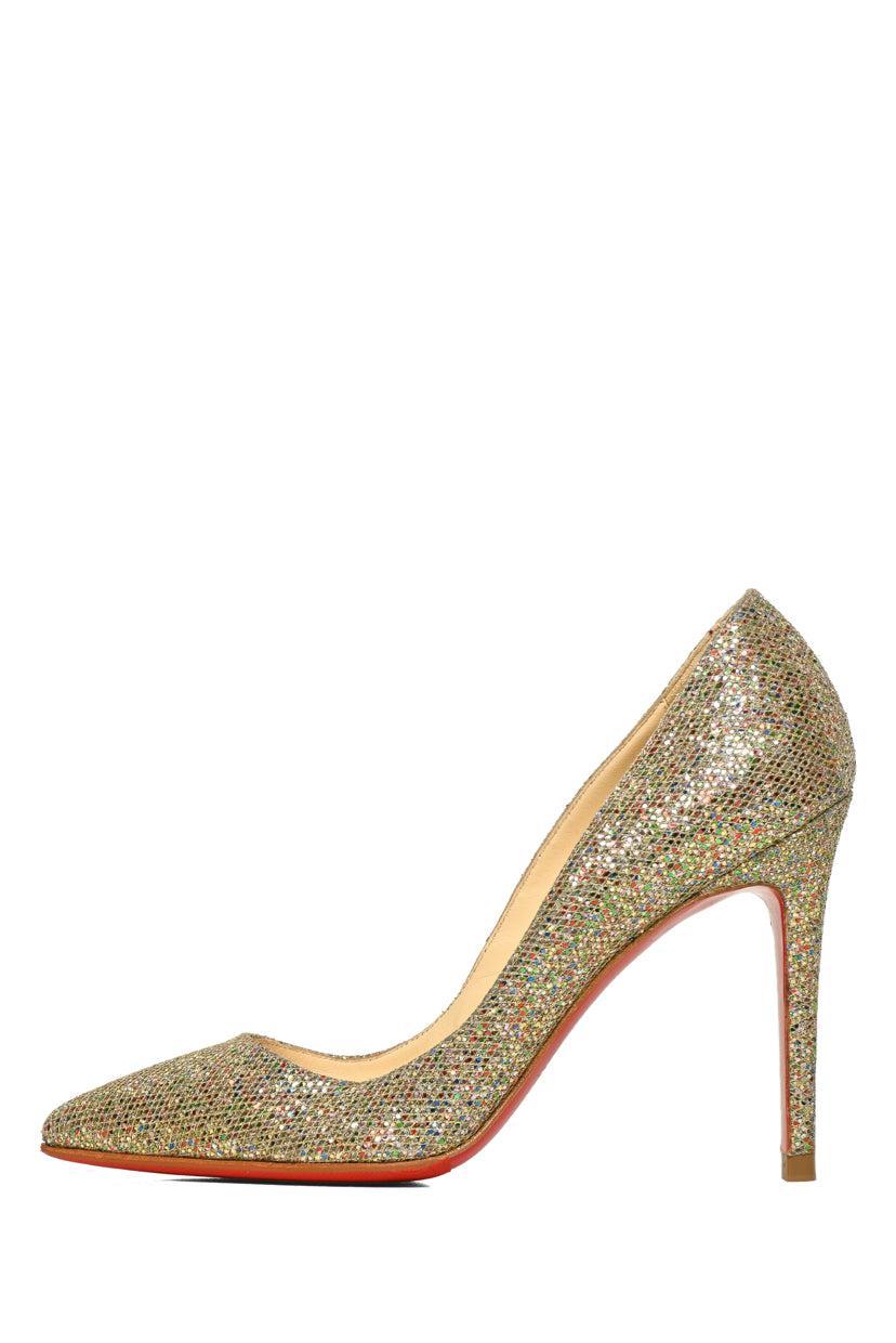 Christian Louboutin Size 36 Glitter York Pigalle Pumps