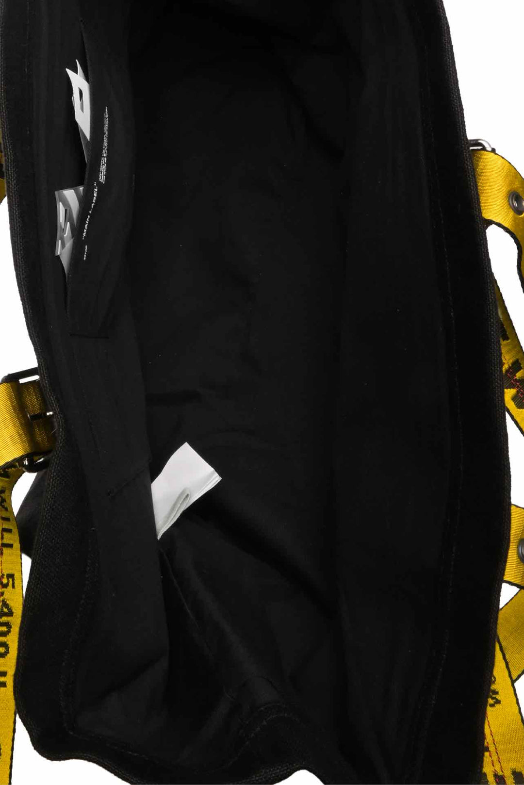 Off White Canvas Industrial Tote