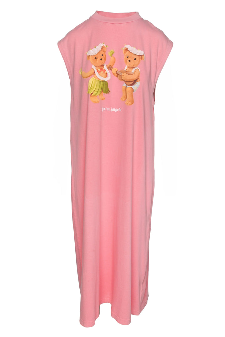 Palm Angels Size S Dancing Bear Tank Midi  Dress