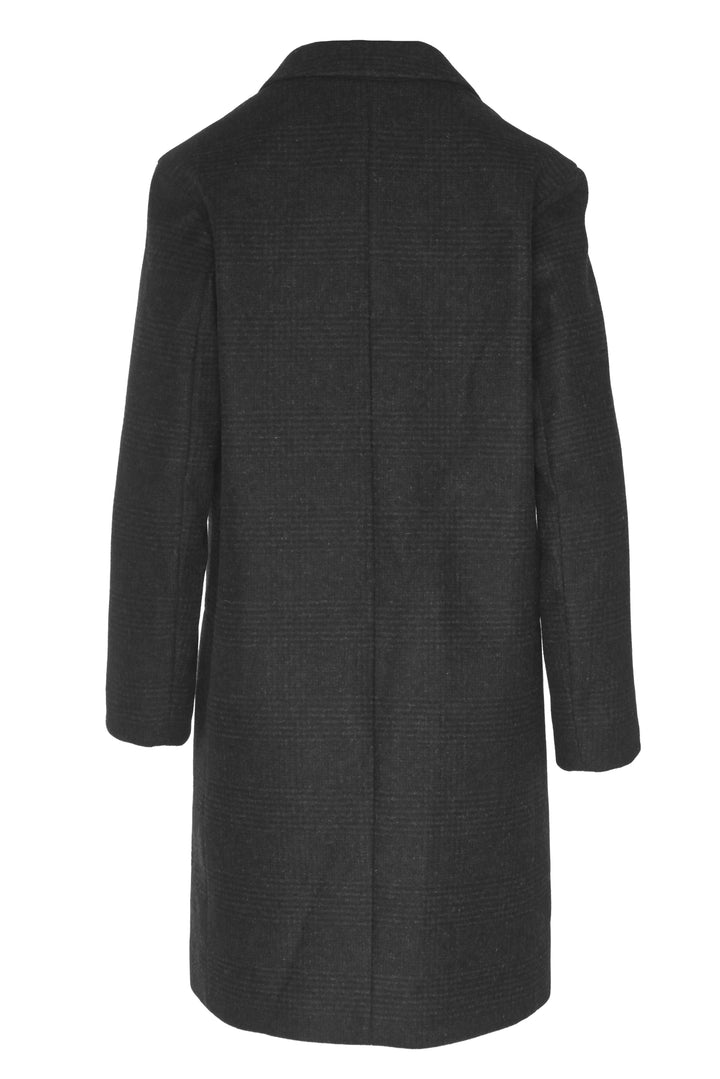 Theory Size M Plaid Wool Blend Coat