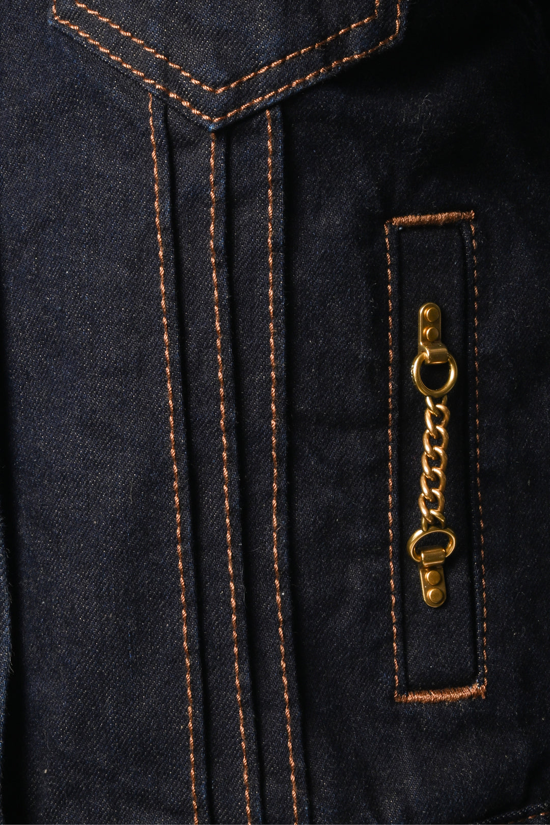 Coach Size 2 1941 Everday Logo Chain Denim Jacket