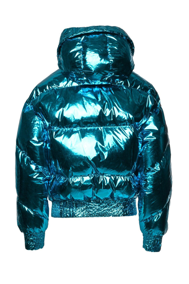 Ienki Ienki Size XS Dulope Hooded Down Metallic Jacket