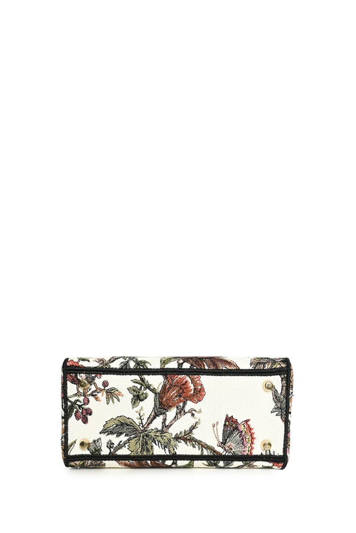 Dior Lady D-Lite Medium Jardin Botanique Embroidery Bag