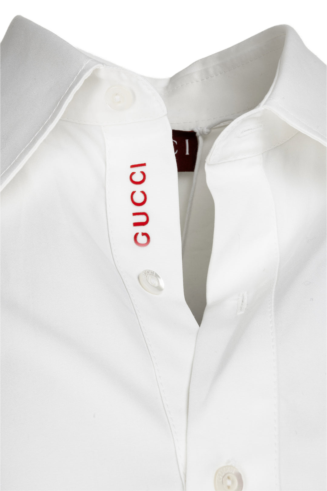 Gucci Size 44 Oversized Logo Poplin Shirt