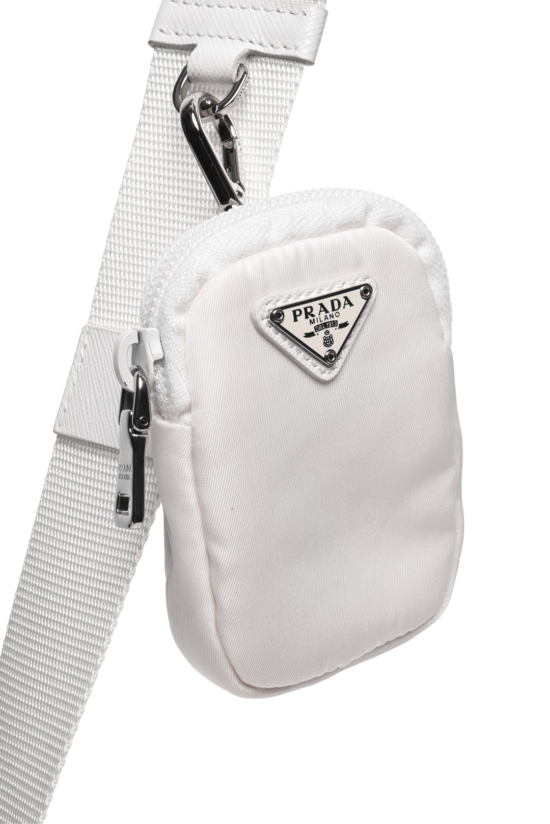 Prada Re-Nylon Double Buckle Shoulder Bag