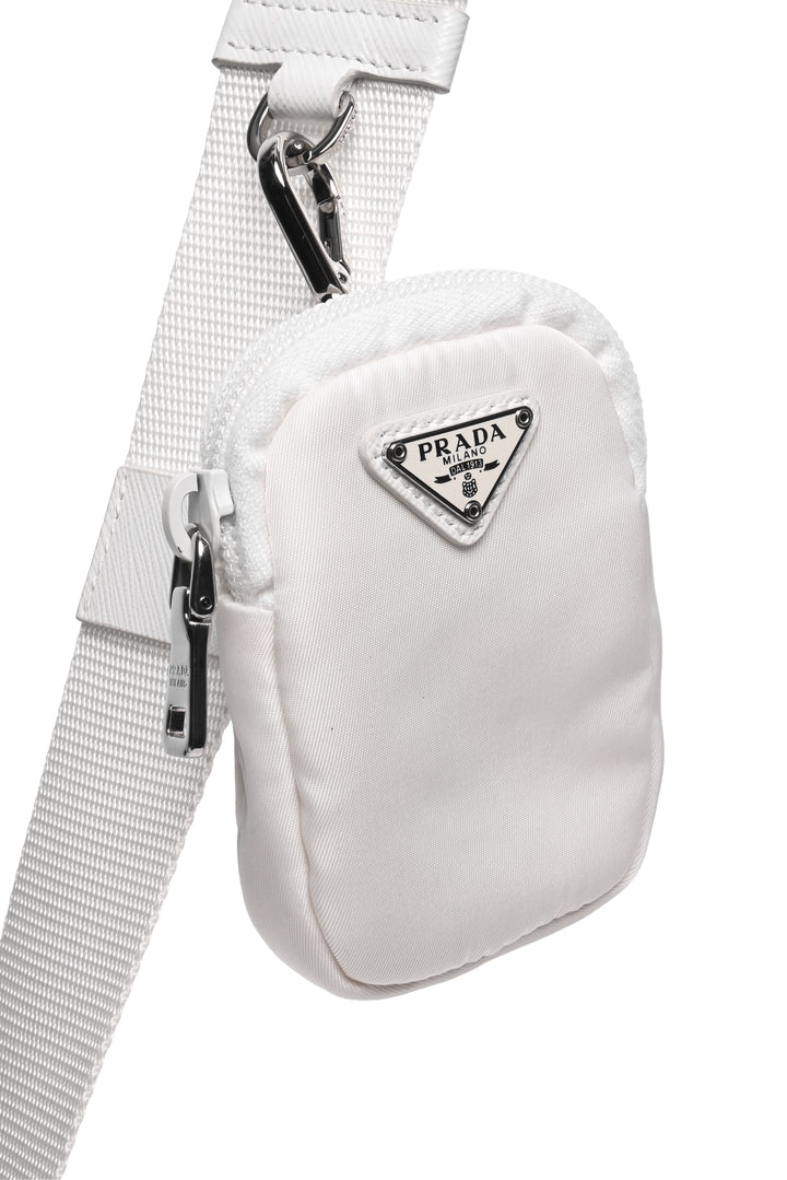 Prada Re-Nylon Double Buckle Shoulder Bag