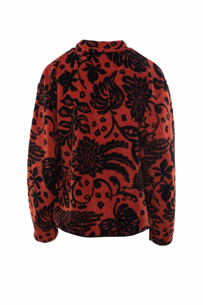 Jil Sander Size XS Floral Fleece Jacket