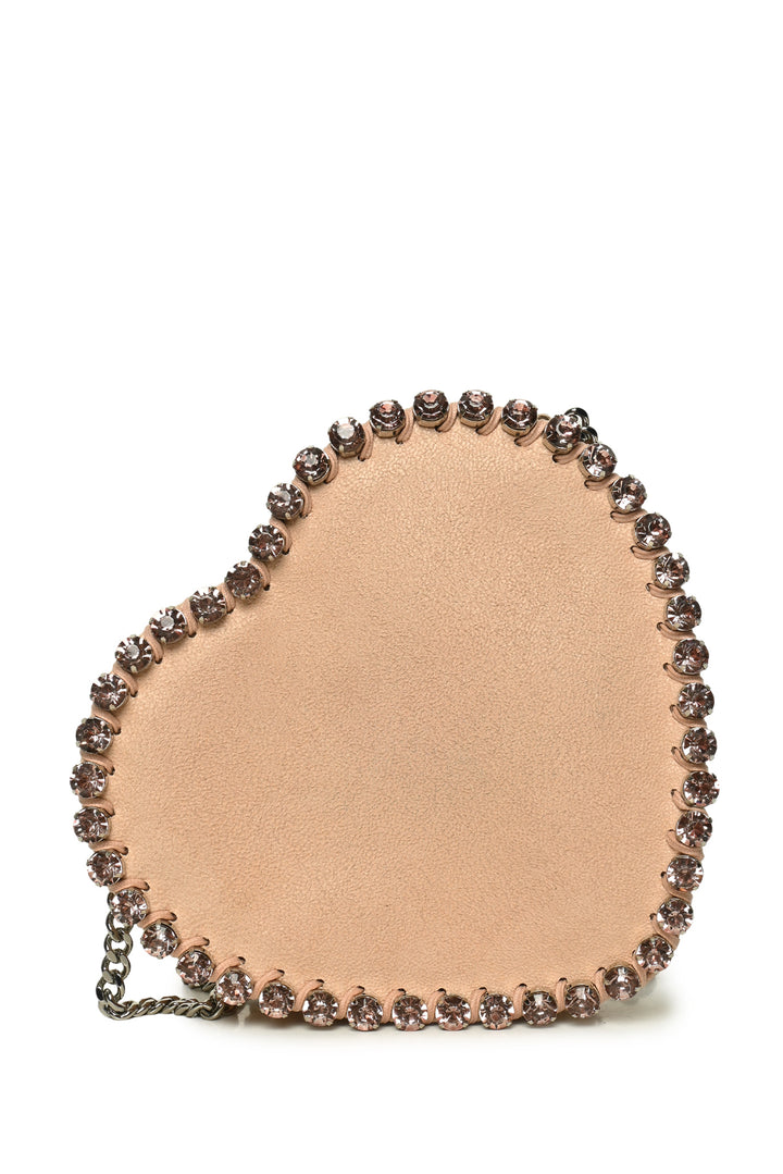 Stella Mccartney Shaggy Deer Falabella Heart Crossbody