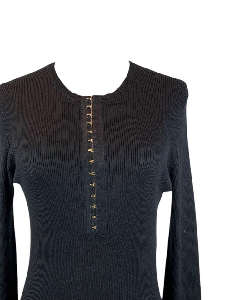 Tom Ford Size L Long Sleeve Ribbed Tops