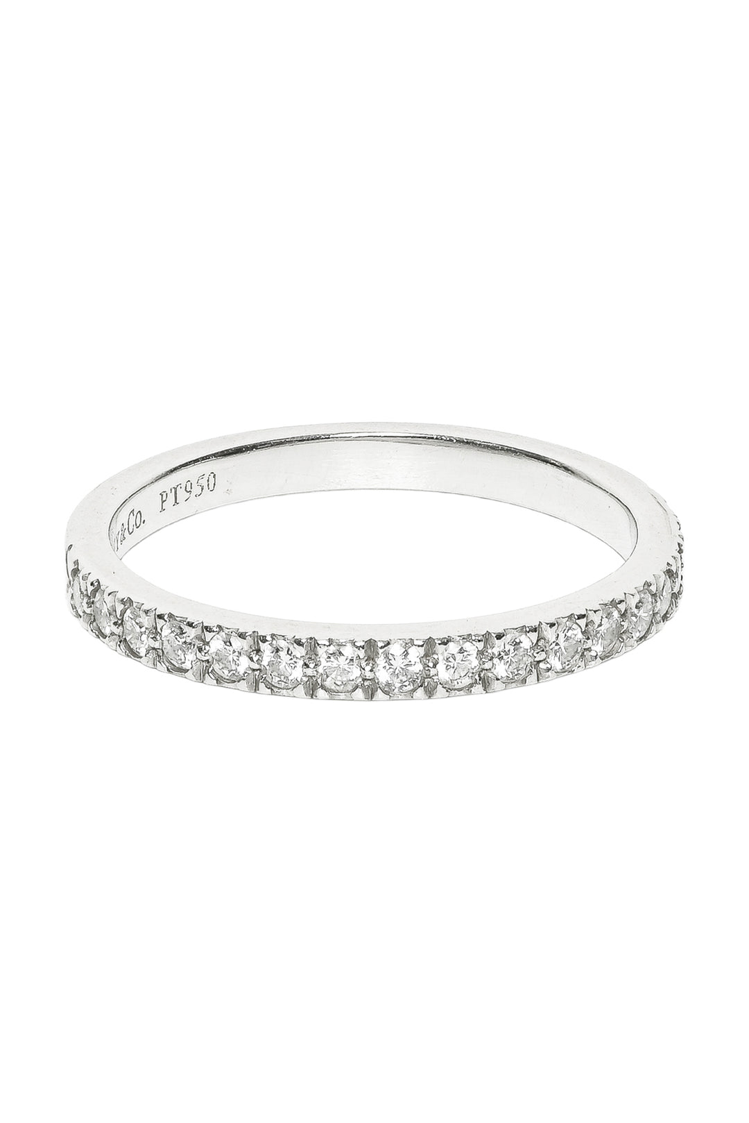 Tiffany & Co Size 5 Soleste Half Eternity Ring