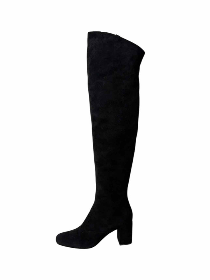 Saint Laurent Size 38 Suede Over the Knee Boots