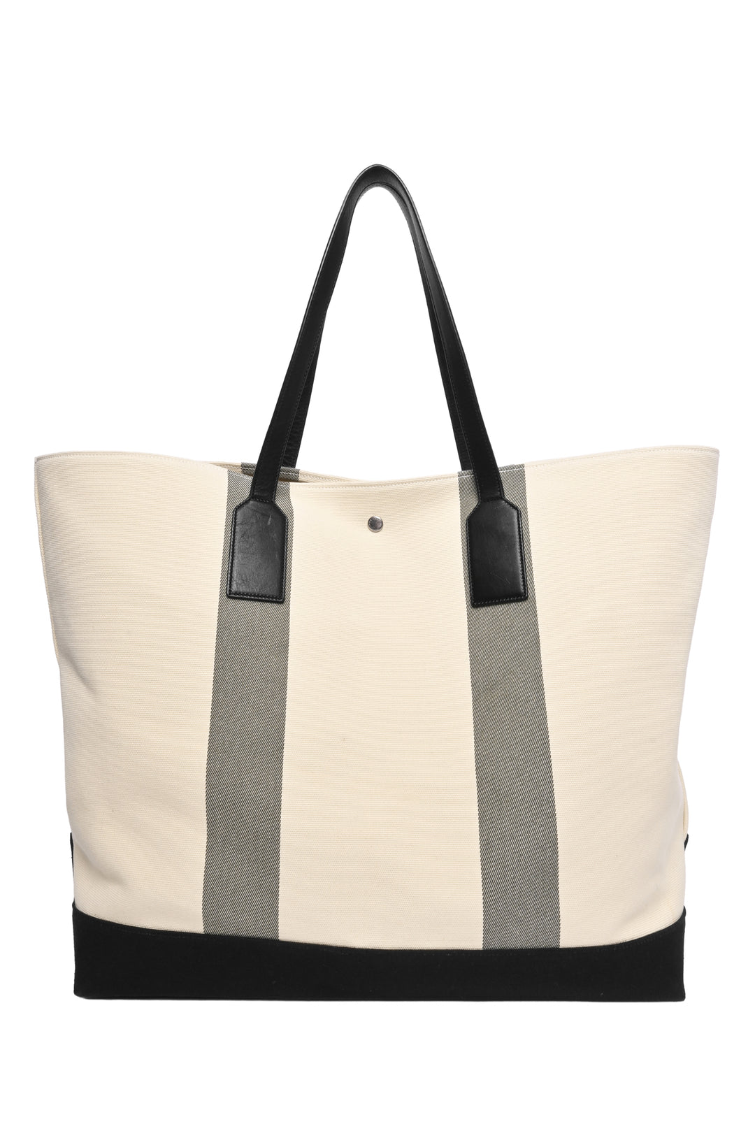 Saint Laurent Canvas Beach Shopping East West Tote