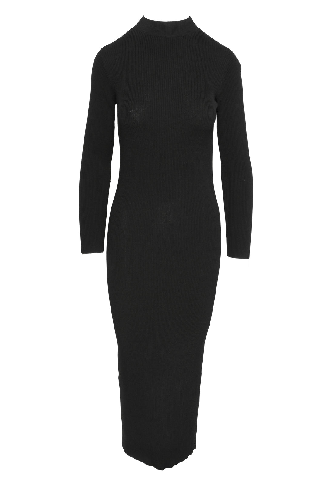 Musier Size 34 Knit Open Back Maxi Dress