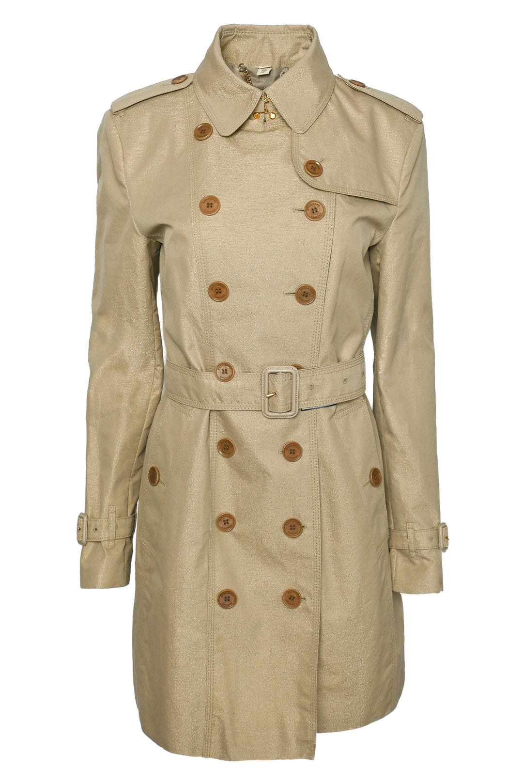 Burberry Size 10 Shimmer Trench Coat
