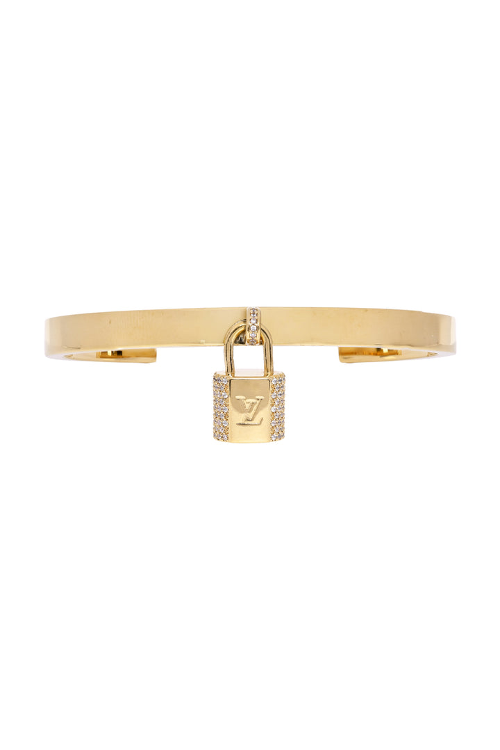 Louis Vuitton Size M Padlock Bracelet