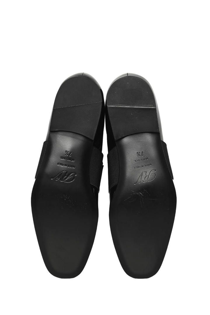 Roger Vivier Size 8.5 Men's Patent Tuxedo Loafers