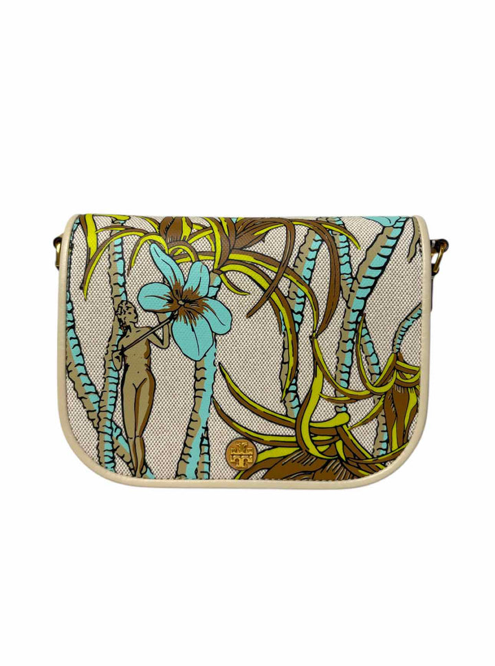 Tory Burch Emerson Printed Canvas & Leather Purse