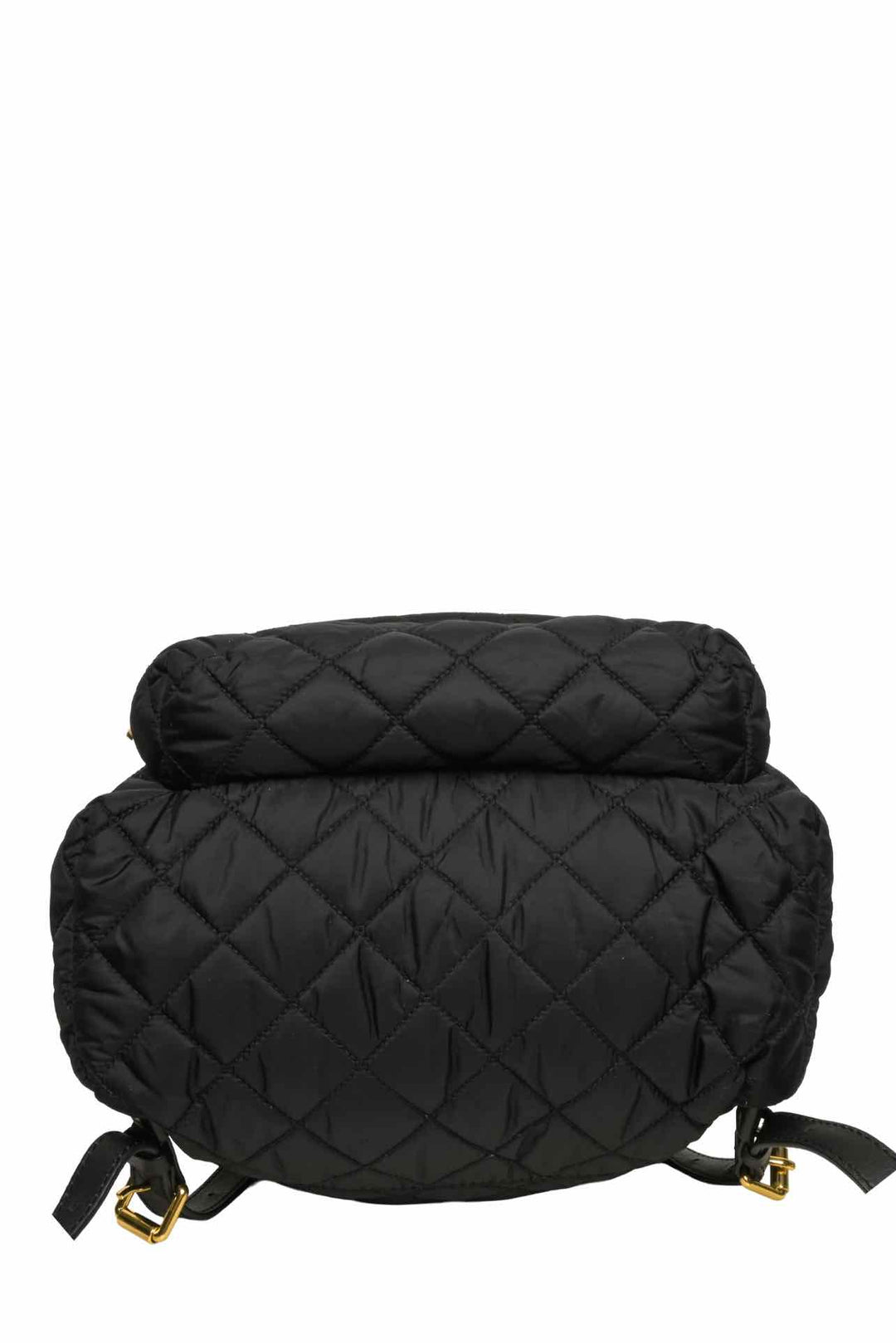 Moschino Quilted Logo Lettering Nylon BackPack