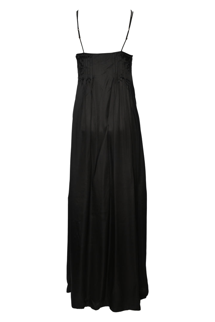 Elisabetta Franchi Size 38 Halter Neck Embroidered Dress