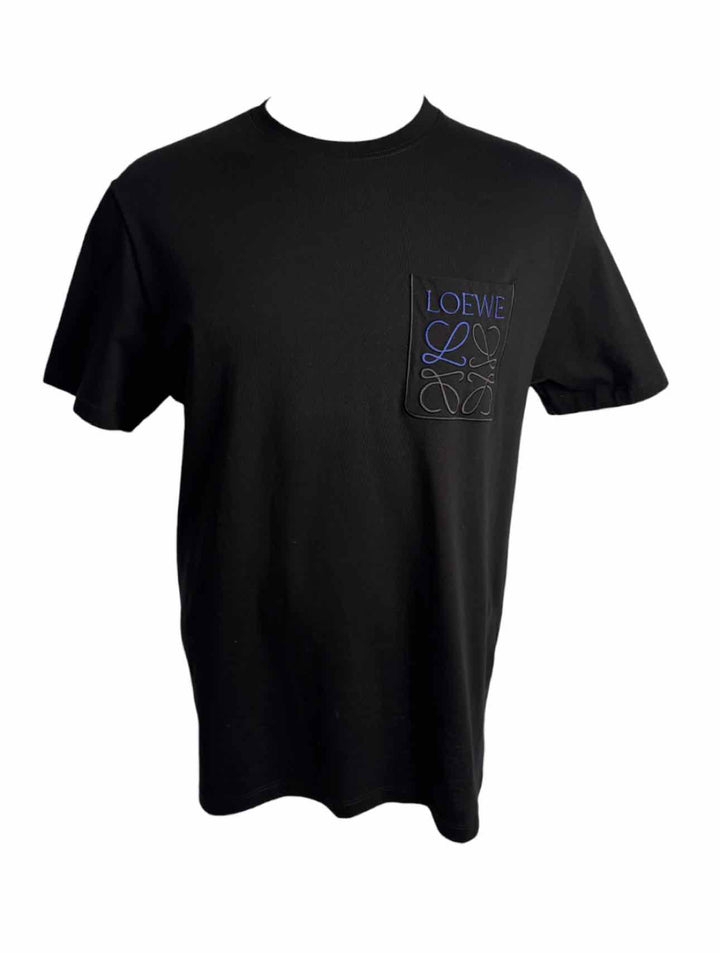 Loewe Size M Men's Embroidered Logo T-shirt