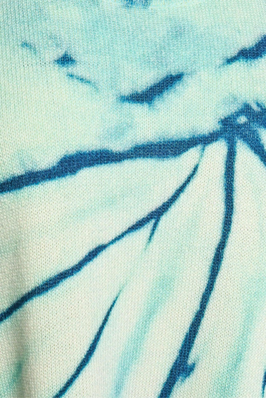 R13 Size S Blue Tie-Dye Destroyed Knit Tank Dress