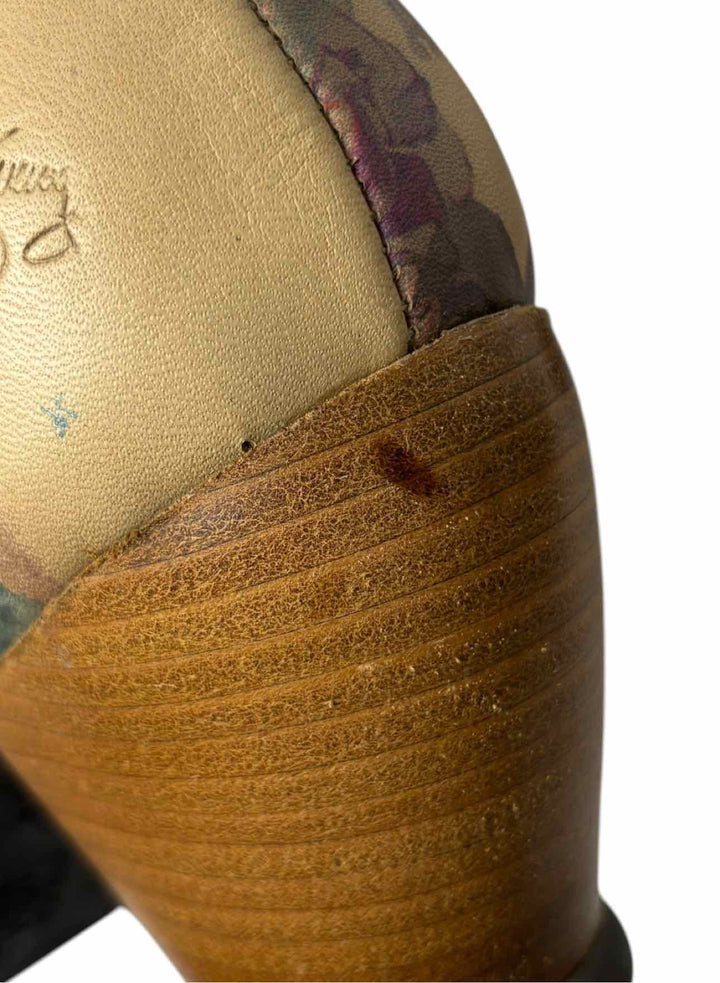 John Fluevog Size 10 East End Templeton Lace-up Pumps
