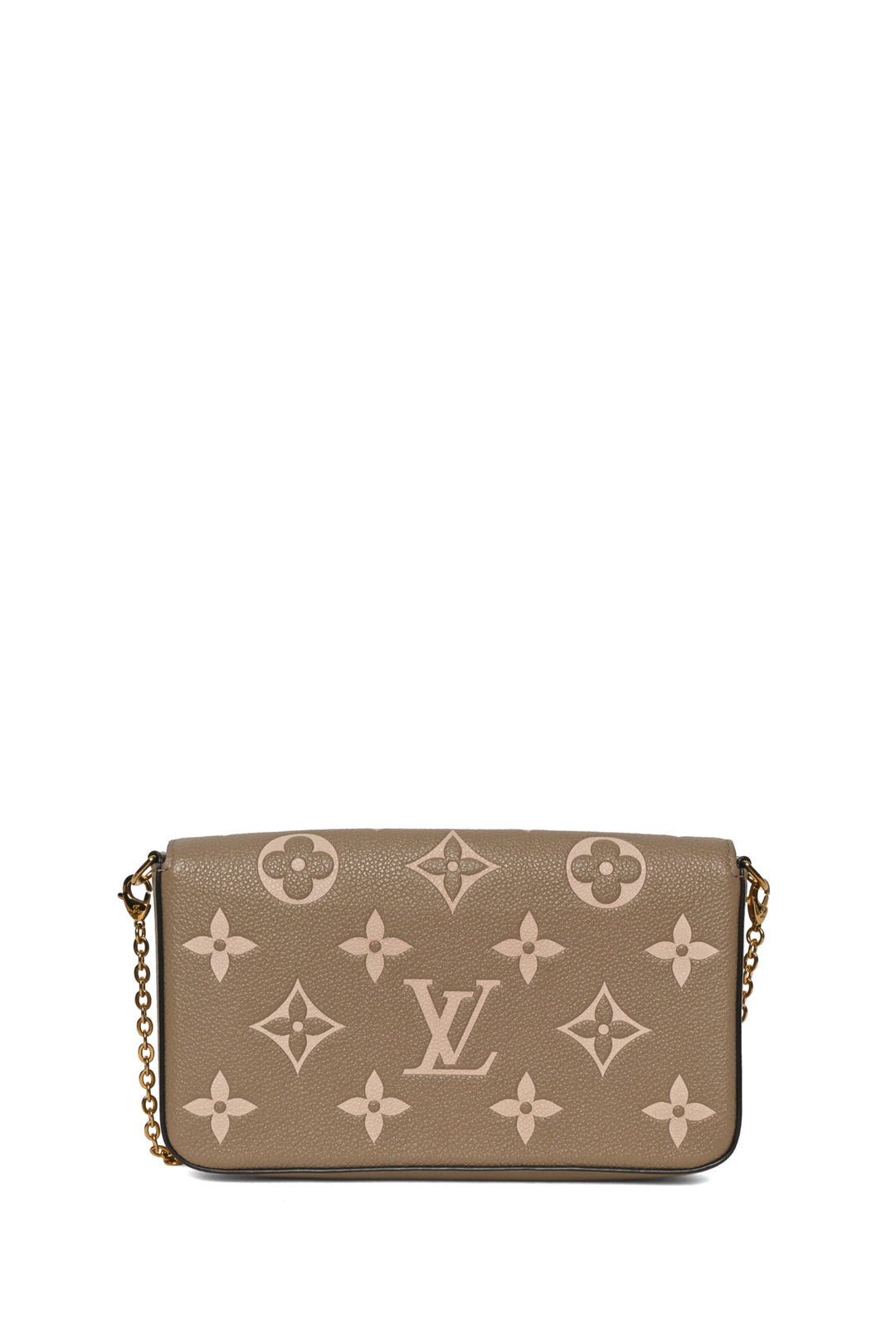 Louis Vuitton 2022 Monogram Empreinte Leather Felicie Pochette Chain Crossbody