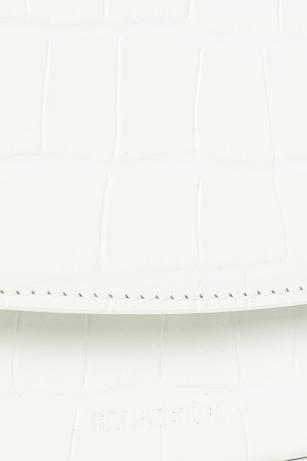 Balenciaga F/W 2020 Croc Embossed Leather Ghost Sling Shoulder Bag