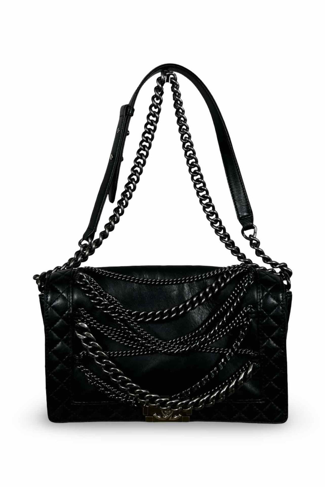 Chanel 2014 Large Boy Reverso Enchained Bag