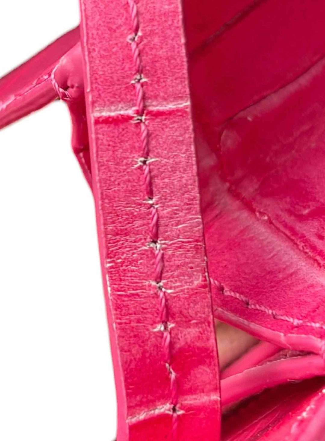 Jacquemus Le Bello Croc Embossed Leather Mini Purse