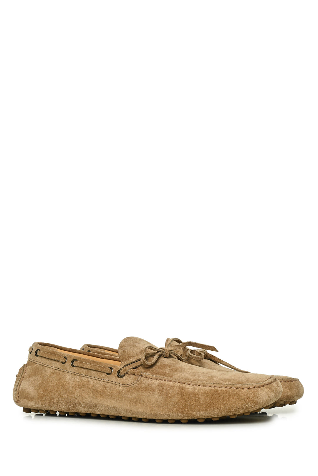 Brunello Cucinelli Size 46 Men's Washed Suede Loafers
