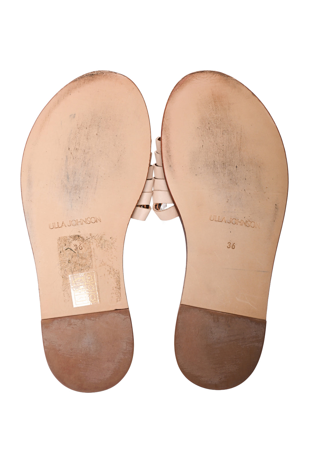 Ulla Johnson Size 36 Ameya Twisted Leather Slides