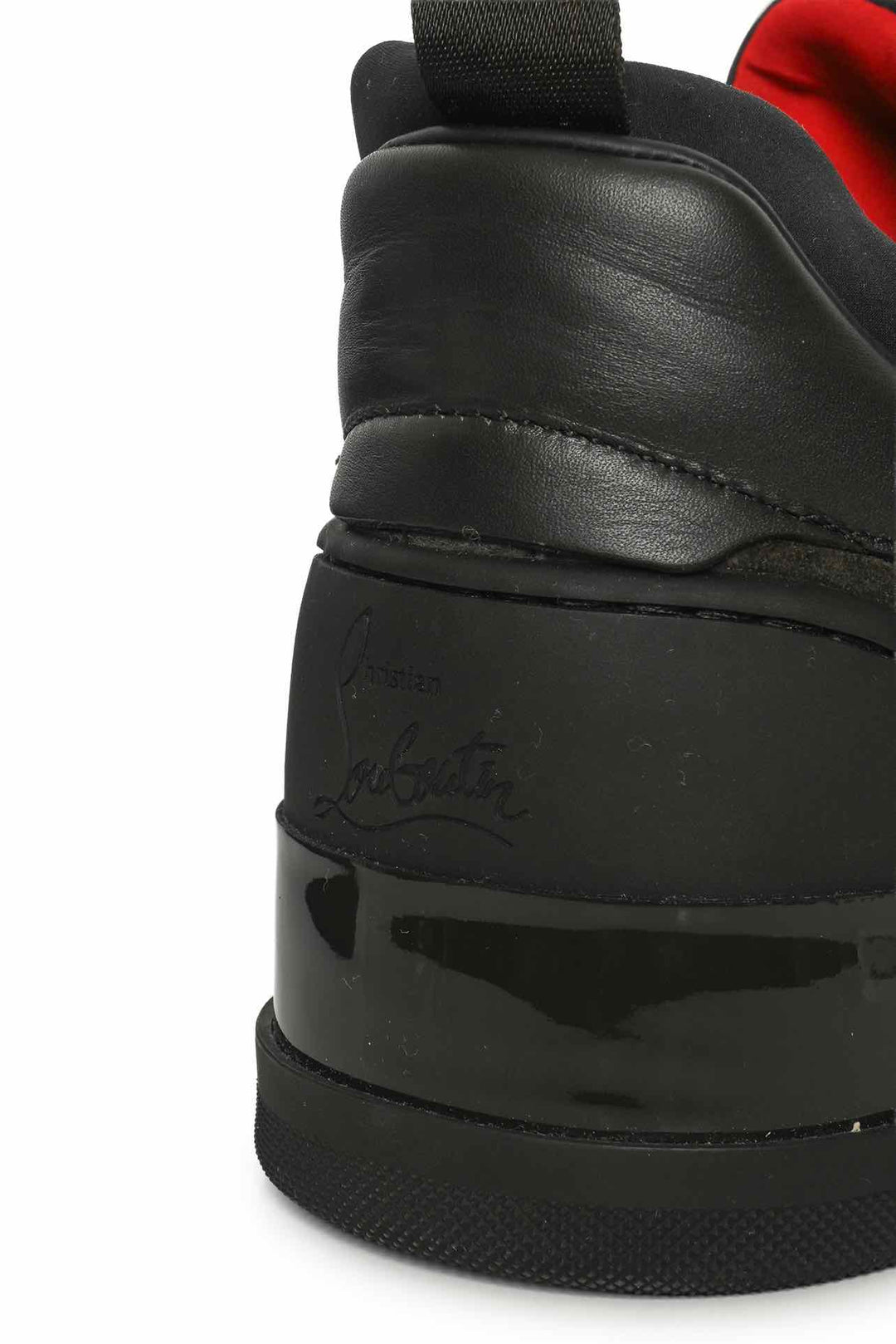 Louboutin Size 40 Men's Aurelien Flats Suede Sneakers