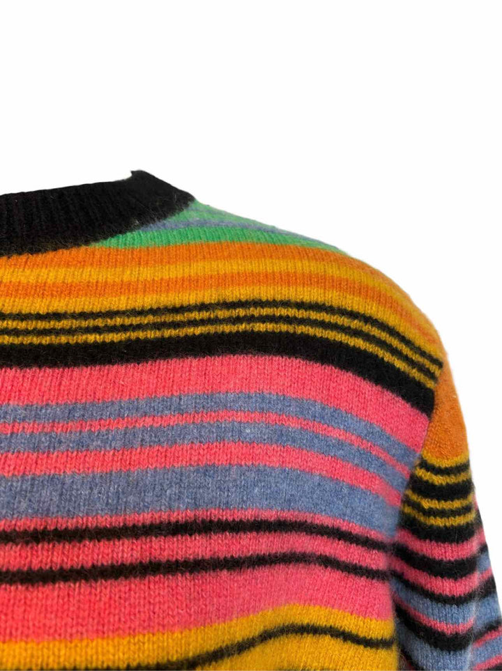 The Elder Statesman Size M Men's Stripe Cashmere Sweater