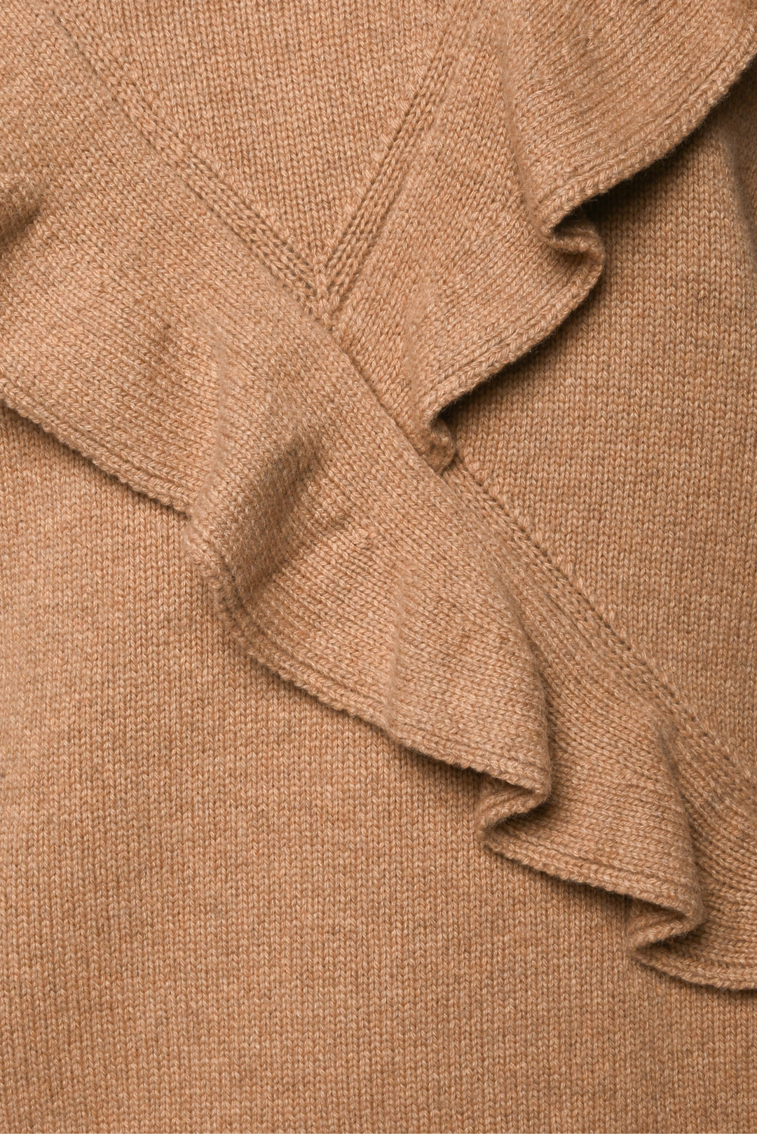 Chloe Size XS Ruffle Trim Cashmere Sweater