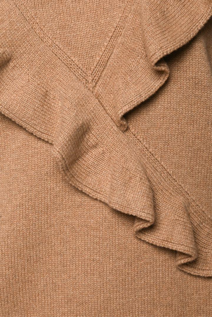 Chloe Size XS Ruffle Trim Cashmere Sweater