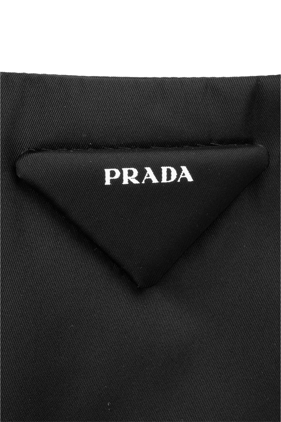 Prada Size 2 2022 Crystal Embellished Re-Nylon Overall Mini Dress