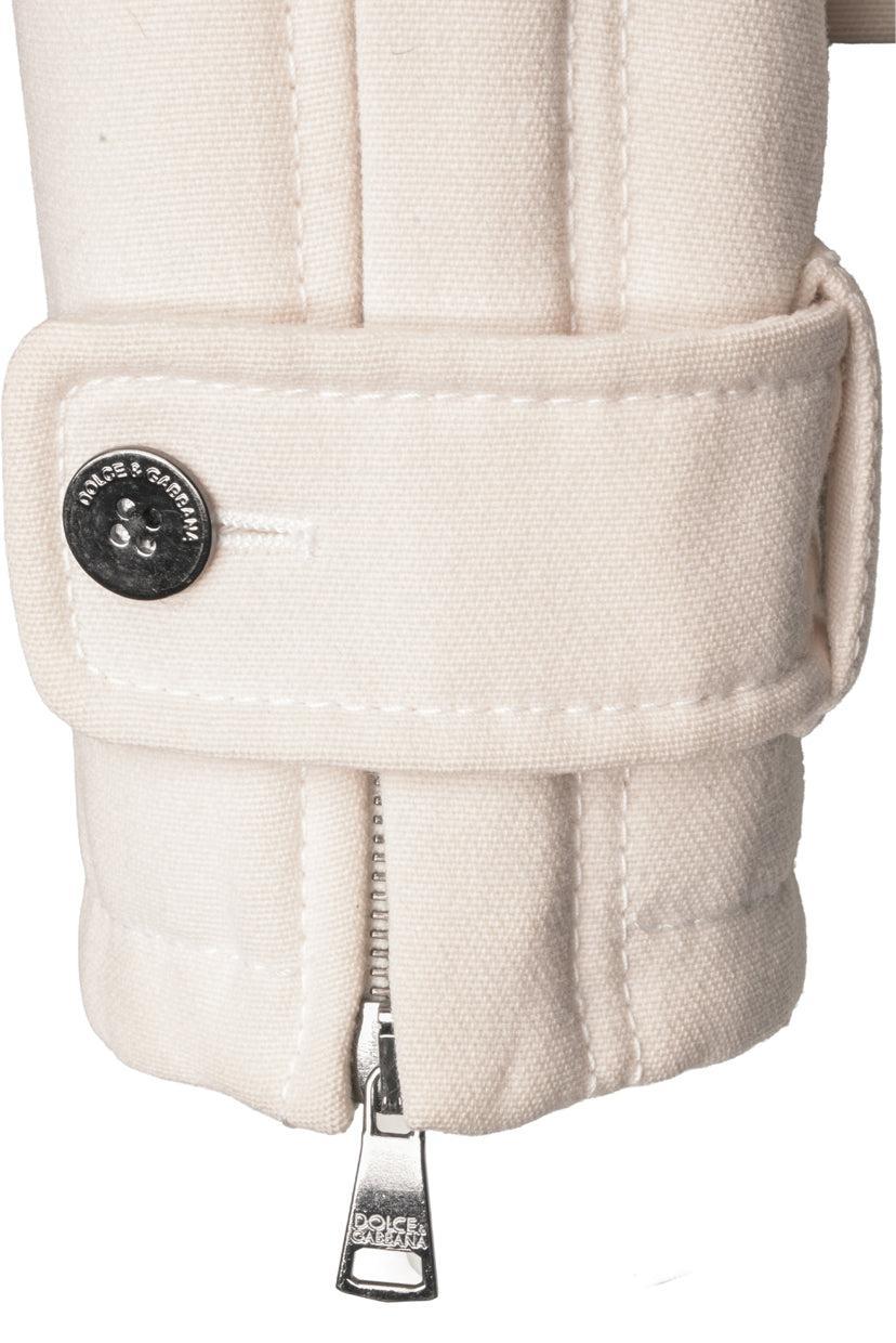 Dolce & Gabbana Size 44 Mock Neck Wool Jacket