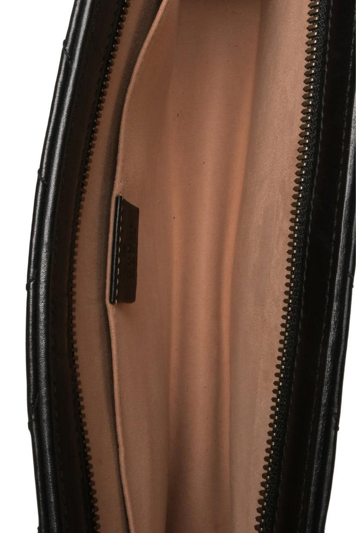 Gucci Matelasse Chevron Heart GG Marmont Clutch