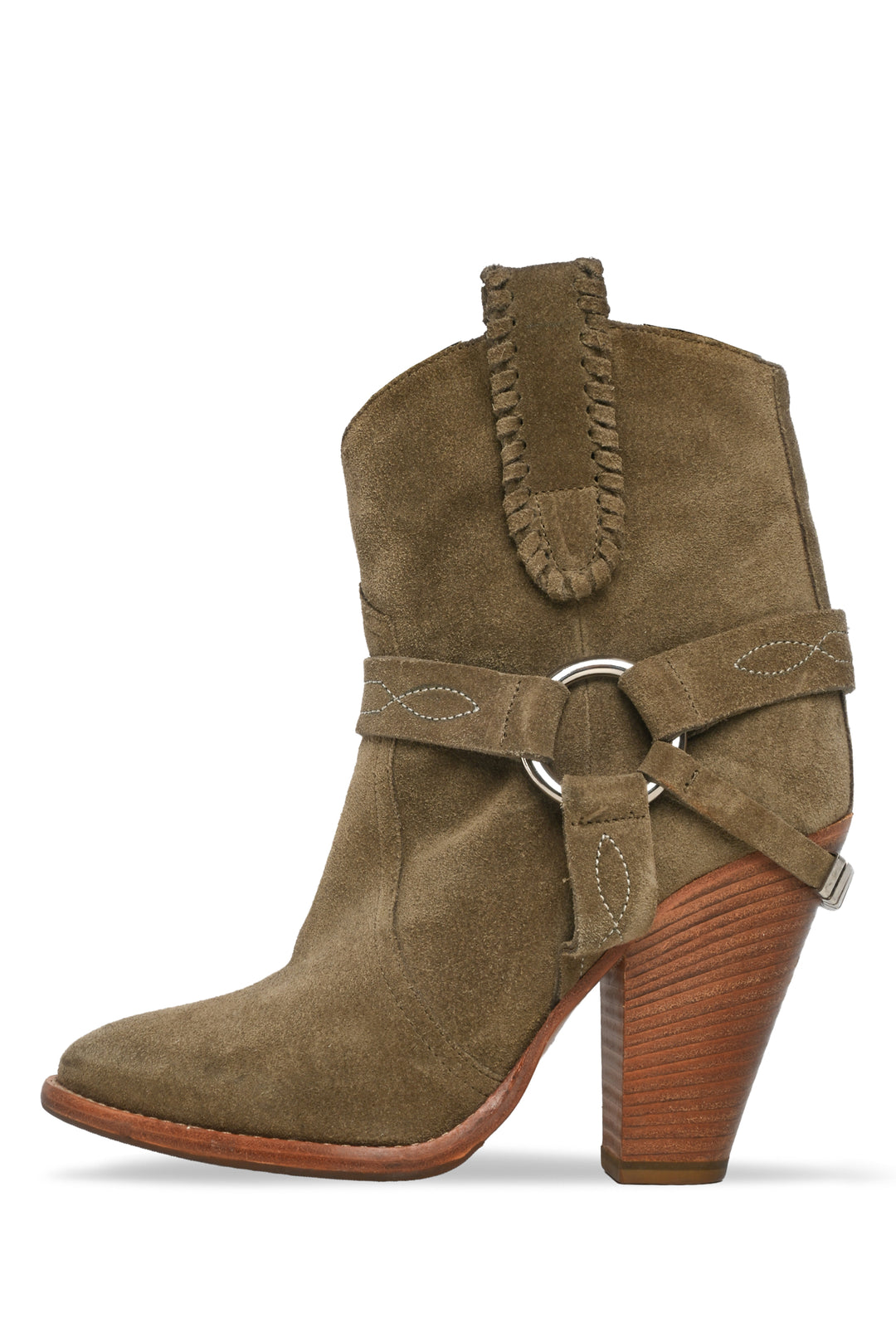 Isabel Marant Etoile Size 36 Rawson Gaucho Western Suede Ankle Boots