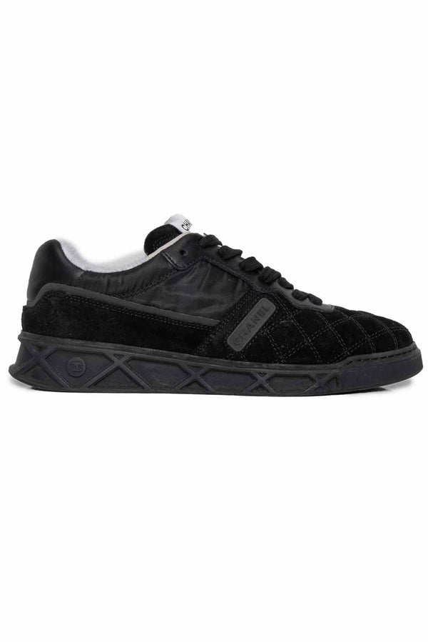 Chanel Quilted Suede Size 35.5  Low Top Sneakers
