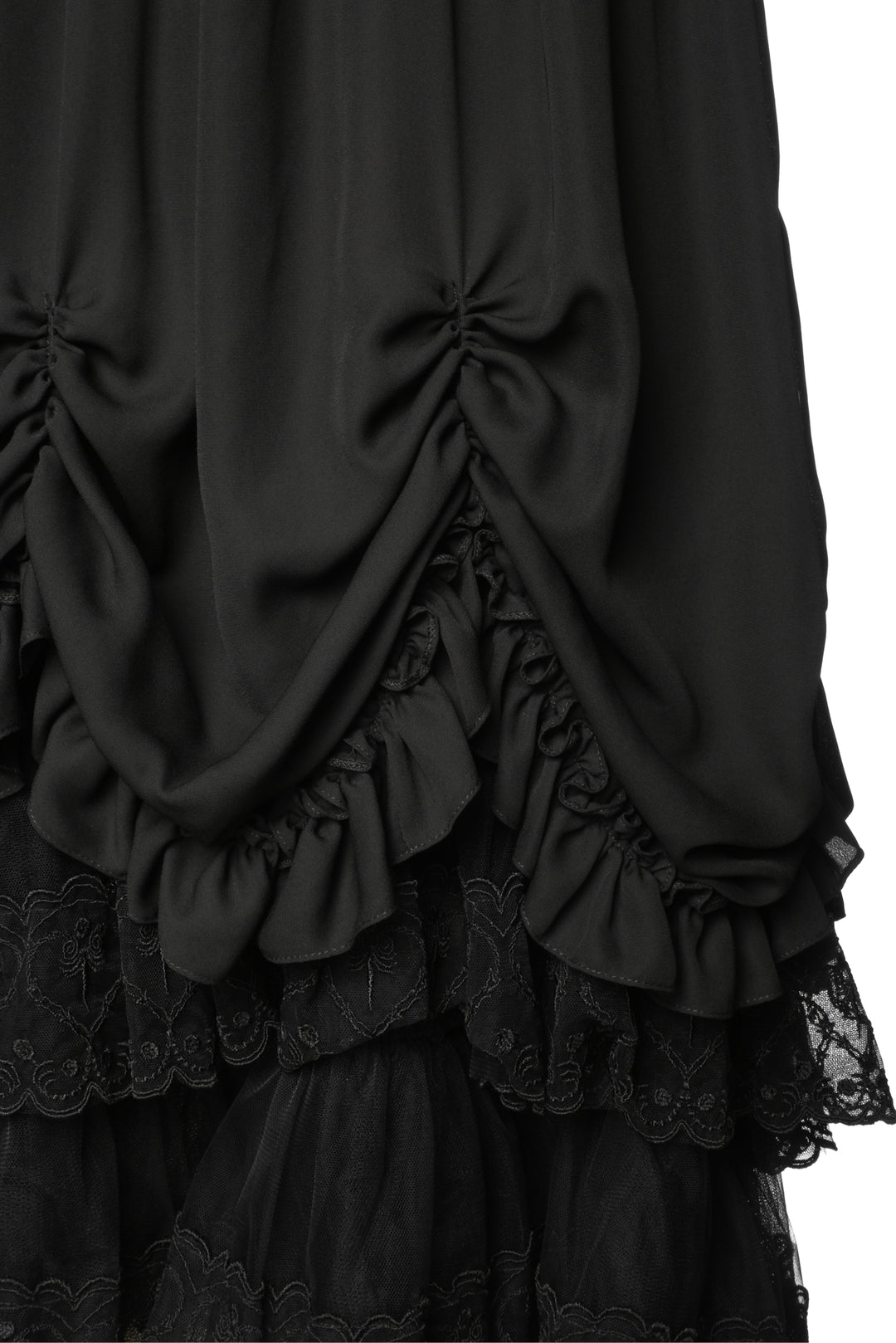Simone Rocha Size 8 Ruched Tiered Dress