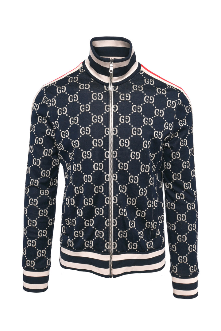 Gucci Size M Men's All Over GG Track Jacket